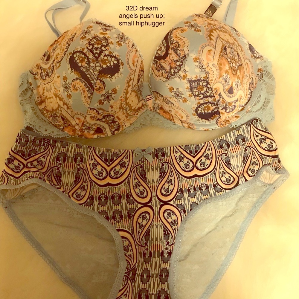 VS Dream Angels Push-up+Matching panty NWT!